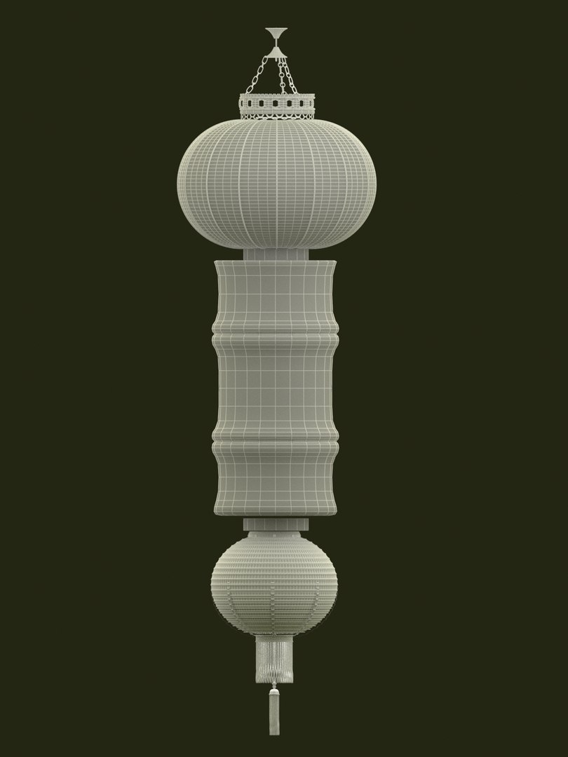 3D Chinese Red Lantern Model - TurboSquid 1603401