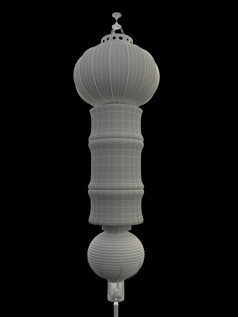 3d Chinese Red Lantern Model - Turbosquid 1603401