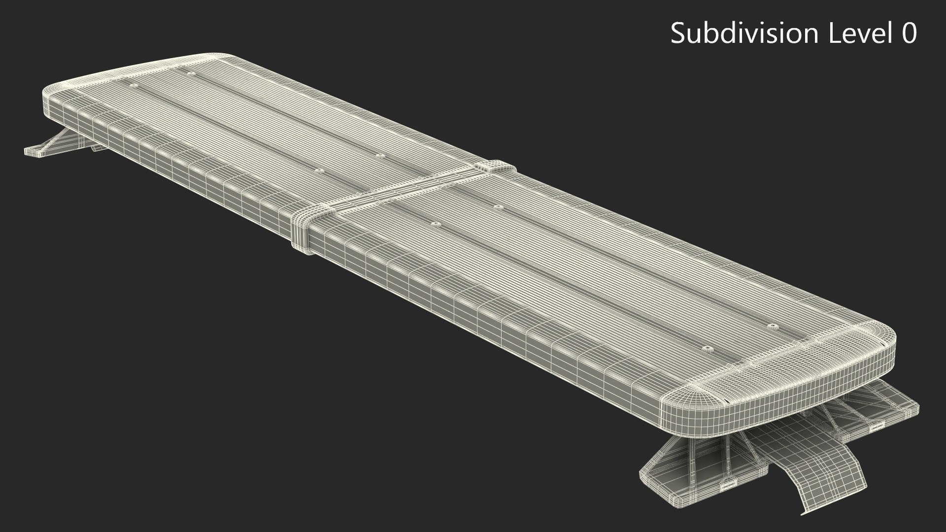 3D LED Lightbar Model - TurboSquid 2229365