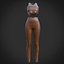 Damenoutfit - Sportbekleidung 3D-Modell
