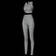 Damenoutfit - Sportbekleidung 3D-Modell
