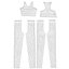 Damenoutfit - Sportbekleidung 3D-Modell