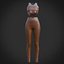 Damenoutfit - Sportbekleidung 3D-Modell