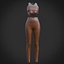 Damenoutfit - Sportbekleidung 3D-Modell