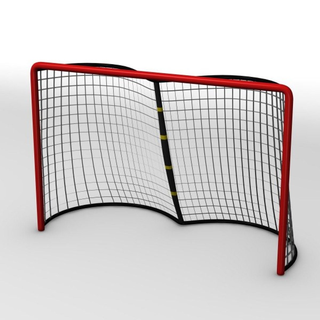 goal ice hockey 3d model