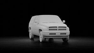 Dodge Ram 1500 ClubCab ST 1999 3D
