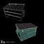 urban box fence container 3d model