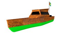 Guyana Wooden boat