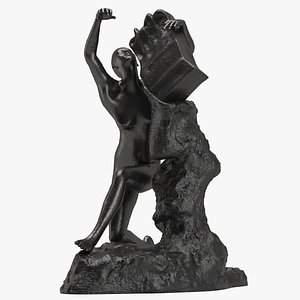 3D auguste rodin orpheus model