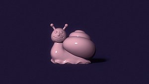 3D Snail toy for casting