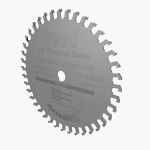3d saw blade model