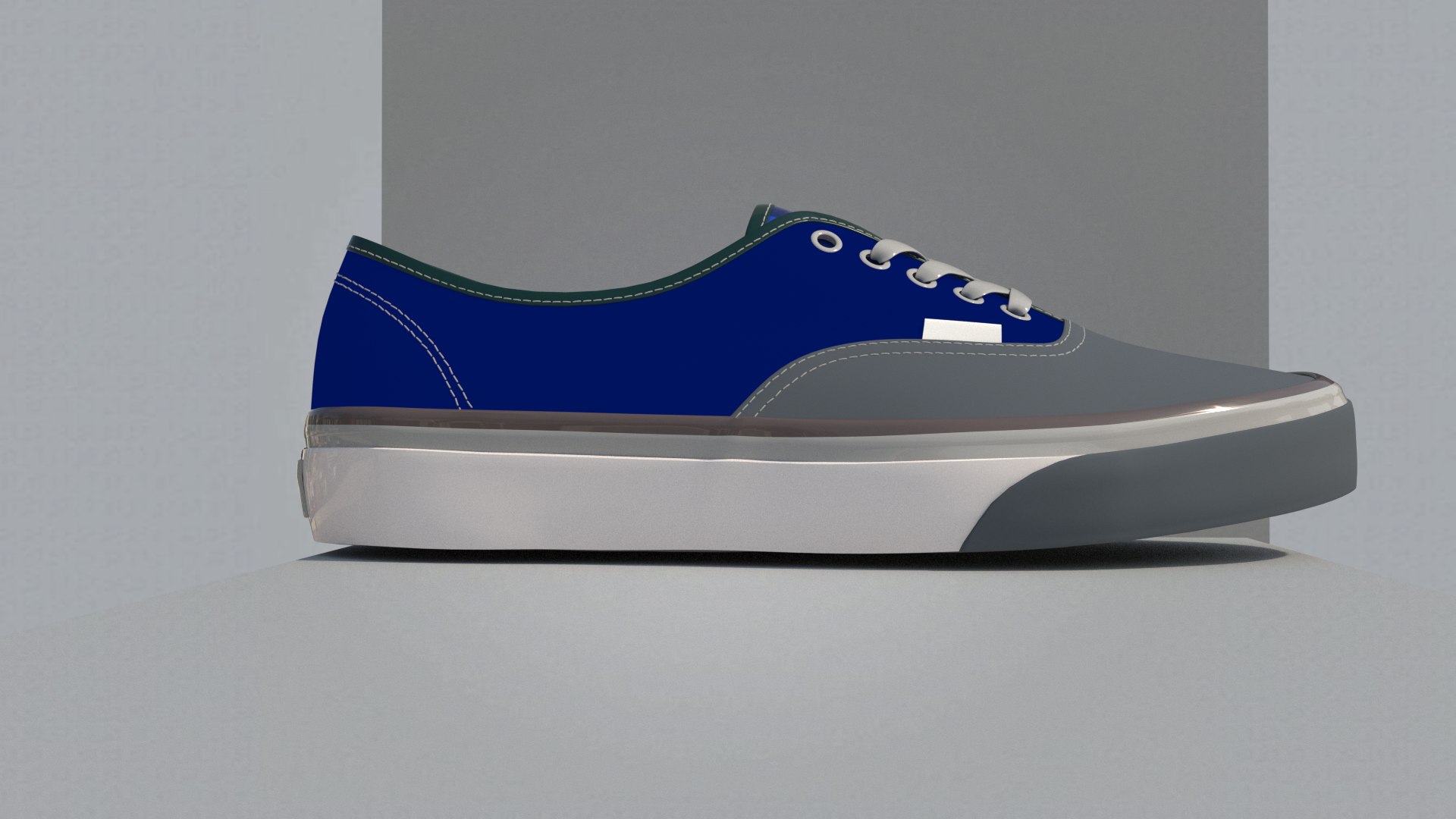 Blue canvas shoes fang binxing to download 3D model - TurboSquid 2067642