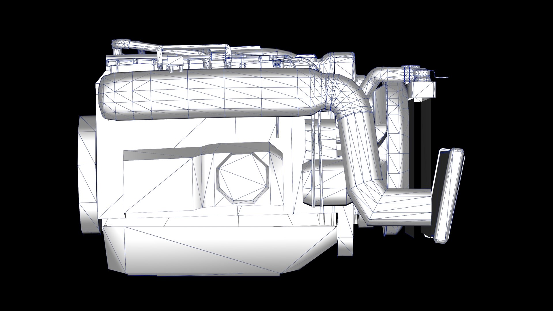Nissan RB26DETT Stock Low Poly Engine 3D Model - TurboSquid 2307181