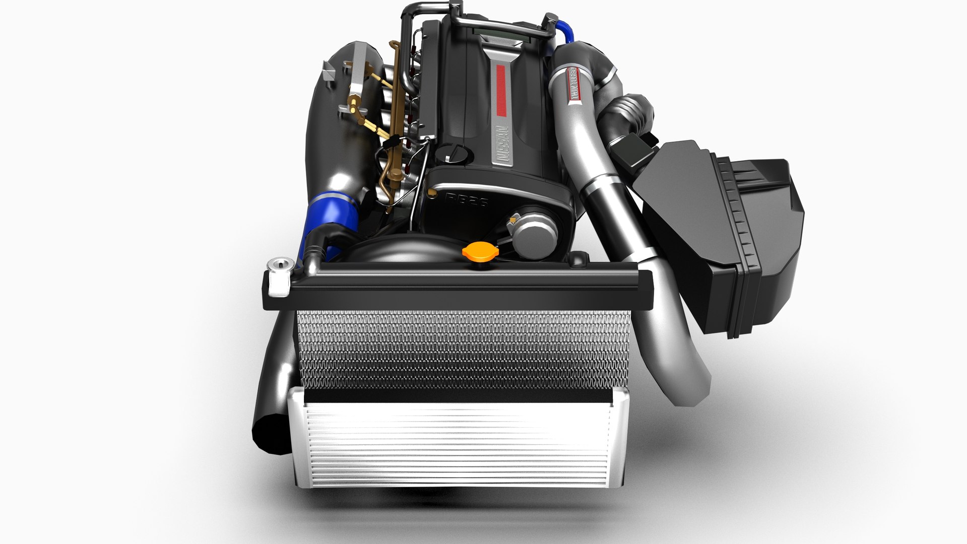 Nissan RB26DETT Stock Low Poly Engine 3D Model - TurboSquid 2307181