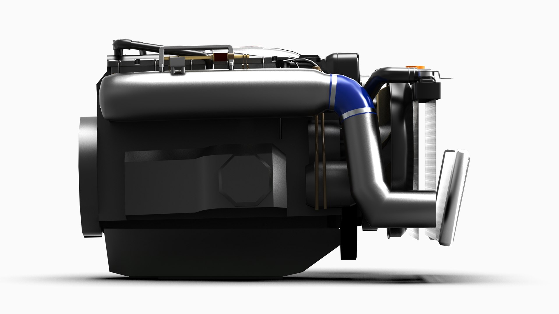 Nissan RB26DETT Stock Low Poly Engine 3D Model - TurboSquid 2307181
