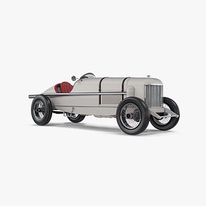 3D Vintage Single Seat Race Car