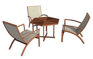 Deck Table and Chairs