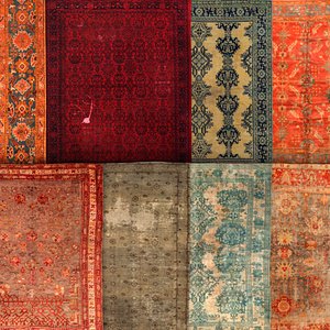 Carpet antique turkish oushak vol 02 3D model