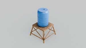 3D Short Water Tower
