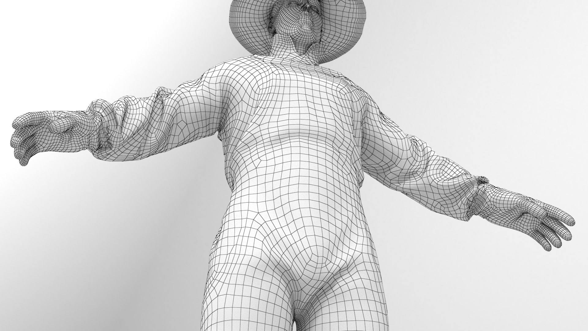 3D Tired Village Worker Model - TurboSquid 1882435