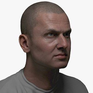 3D animation ready face 8k