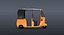3d rickshaw modeled model
