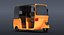 3d rickshaw modeled model