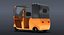 3d rickshaw modeled model