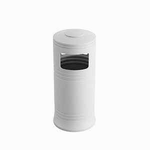 3D Street Trash Bin 02