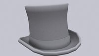 Low poly Tophat