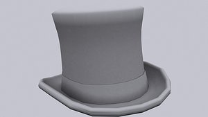 3d tophat hat