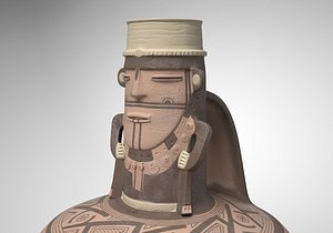 3d model anthropomorphous jar