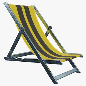 3D Deckchair 01 w