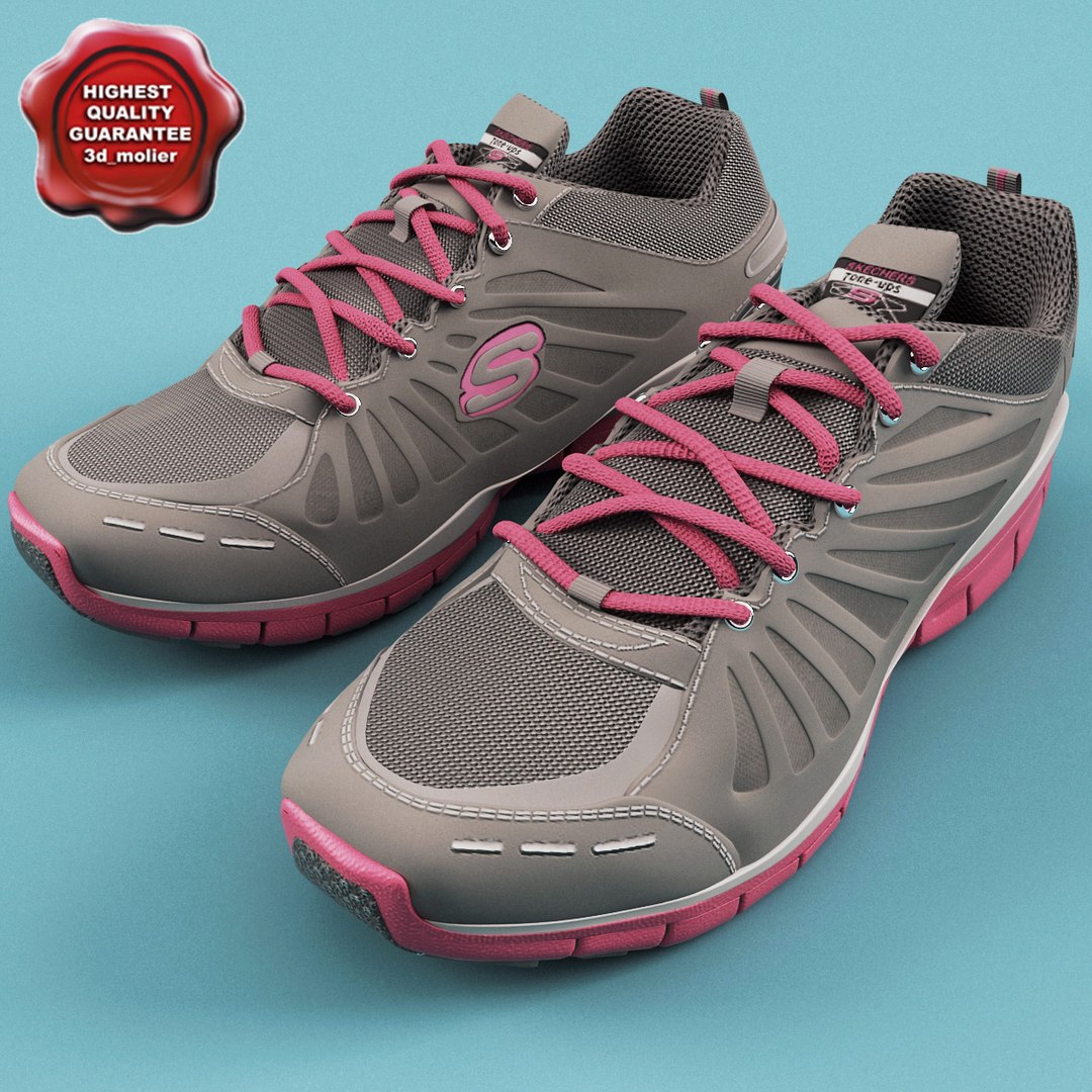 Skechers Shape Ups Womens Shoes Size 9.5 Walking Sneakers Silver Blue |  SidelineSwap