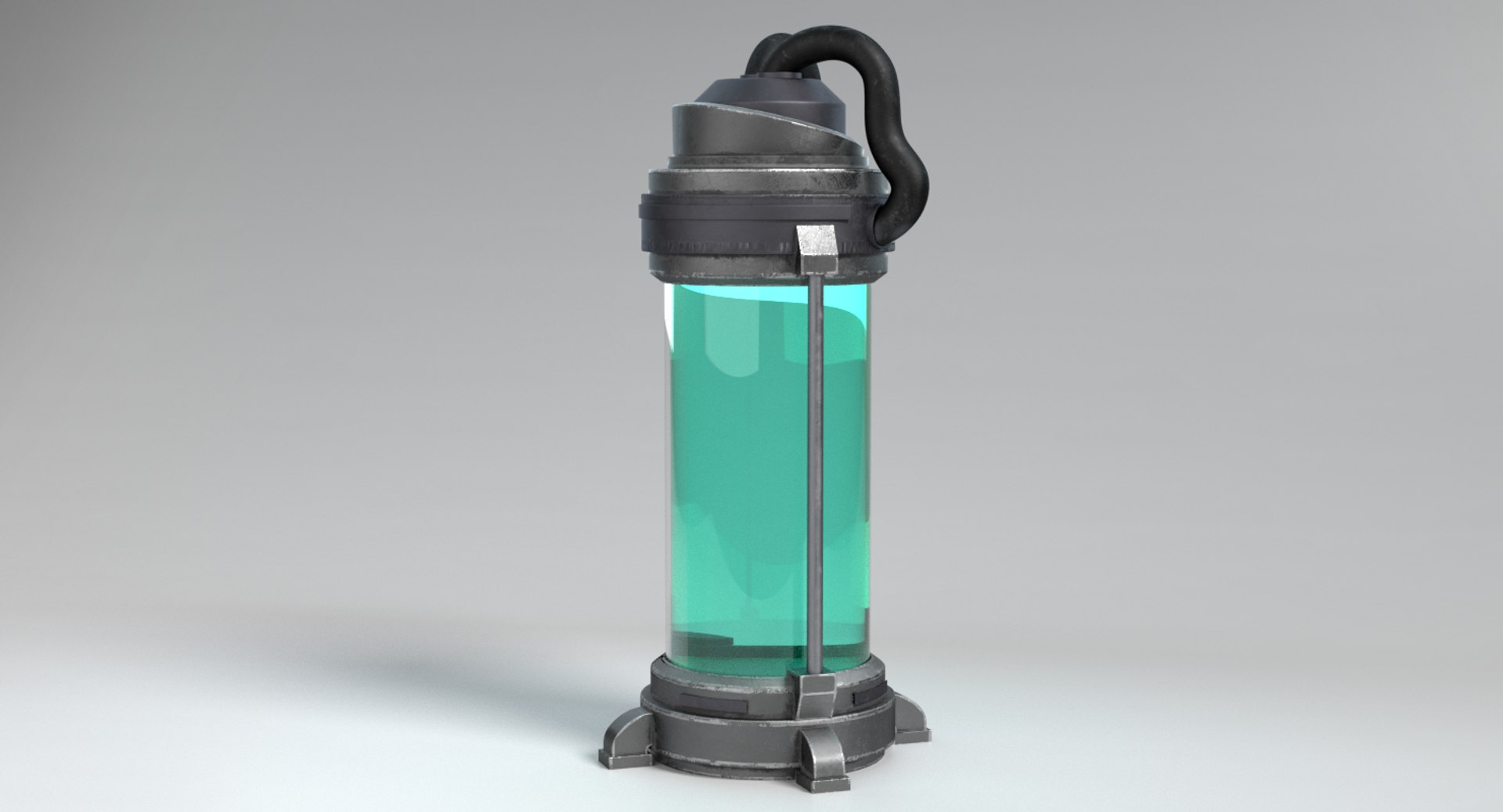 sci-fi specimen container 3d model