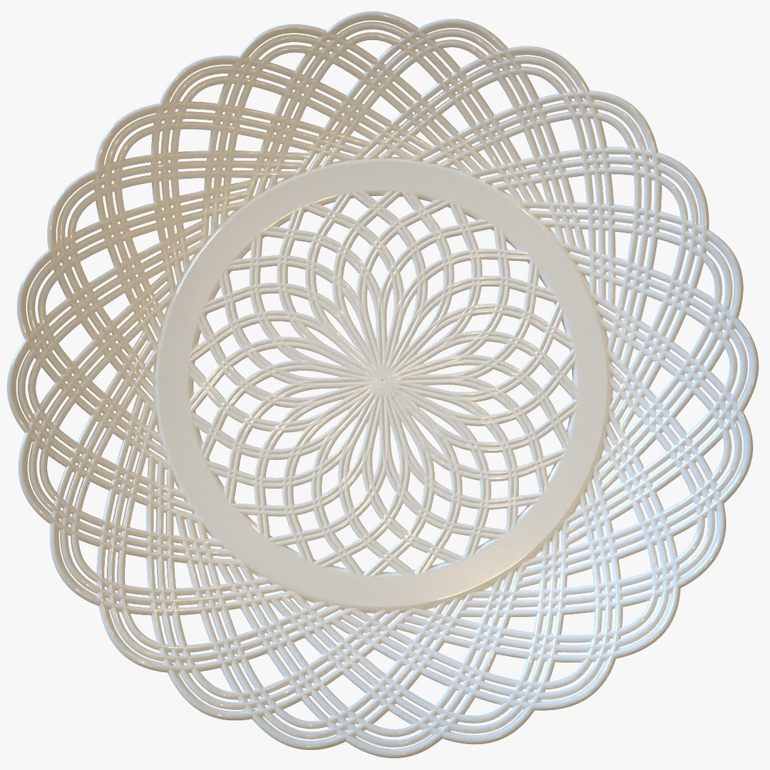 Decorative Plate 3D Model - TurboSquid 2294143