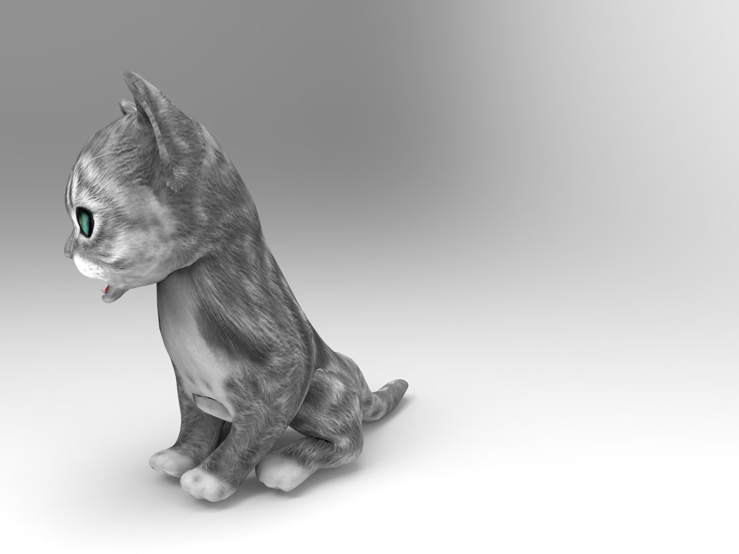 Cute Cat Animation 3D Model - TurboSquid 1217543