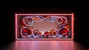 Photo booth sphere led light