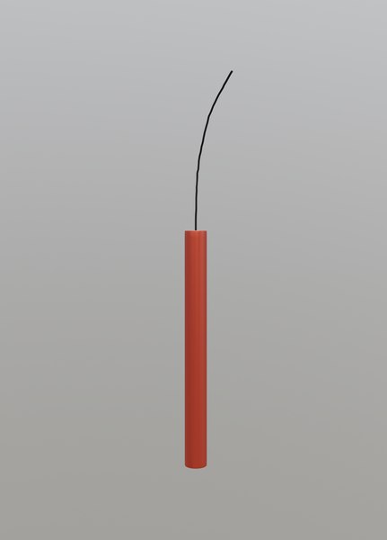 Red dynamite 3D model - TurboSquid 1480861