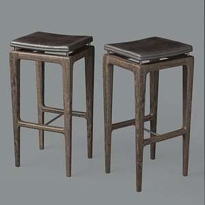 3D otaku bar stool model