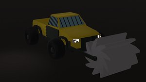Mid Poly Monster Truck 3D