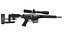 Realistyczny karabin snajperski FN Ballista 338 Low Poly