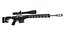 Realistyczny karabin snajperski FN Ballista 338 Low Poly