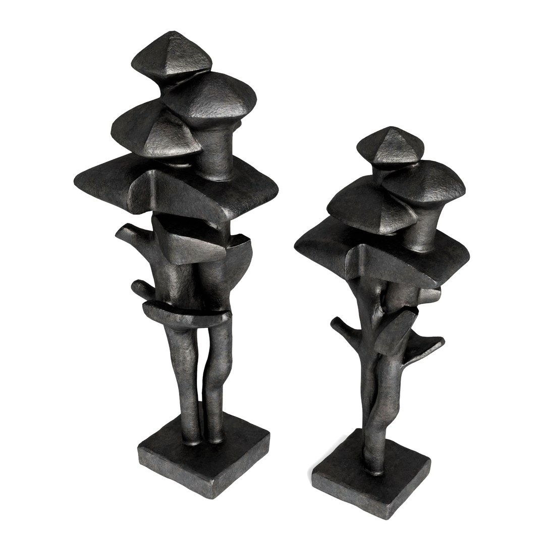 3D Cubist Trees Culpture - TurboSquid 2300721
