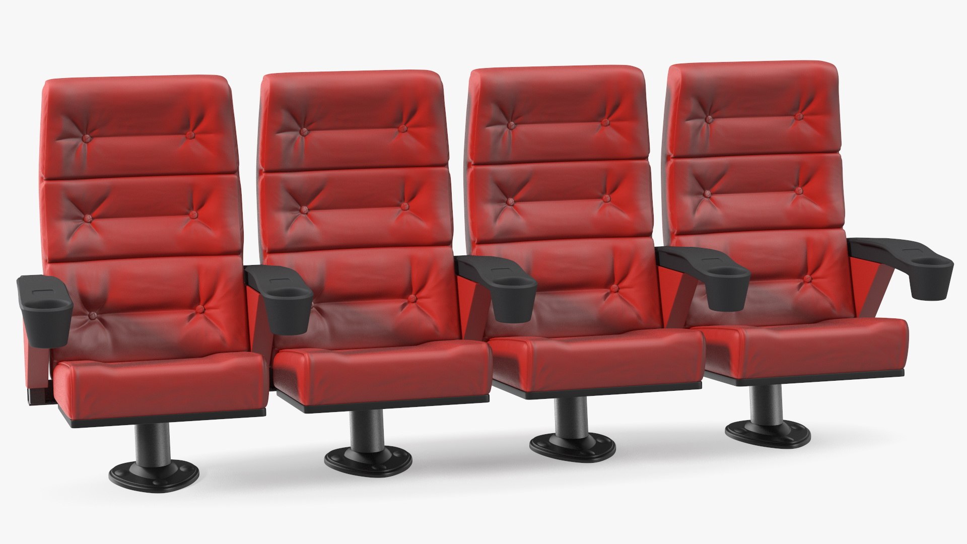 Leather movie store chairs