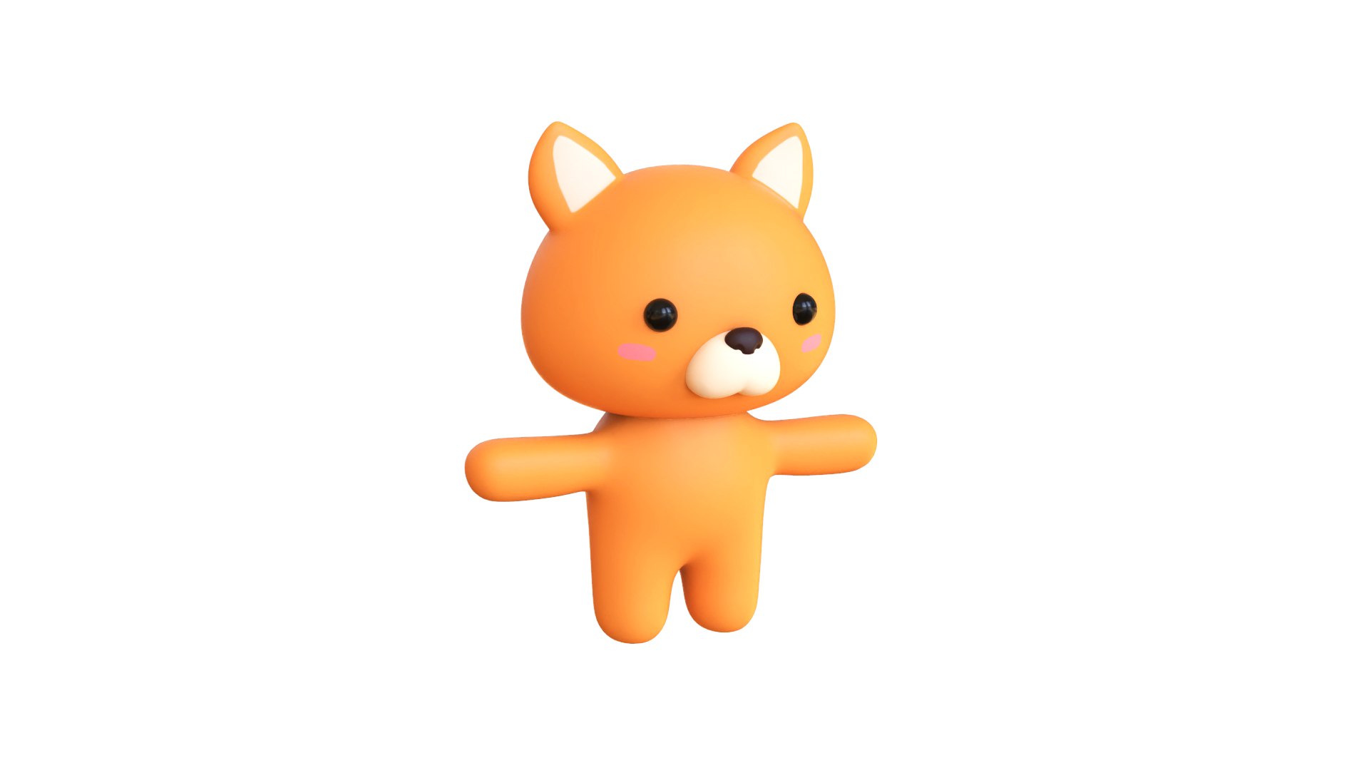Character007 Chubby Fox 3D Model - TurboSquid 2341956