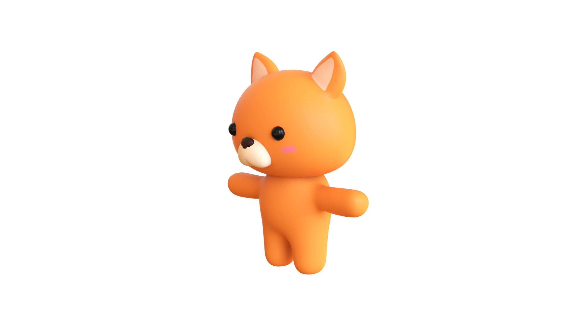 Character007 Chubby Fox 3D Model - TurboSquid 2341956