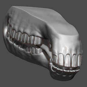 Horse Mouth ZBrush Sculpt 3D model