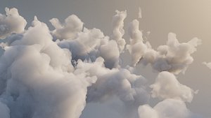 Cloud Polygon Blender 5 3D model