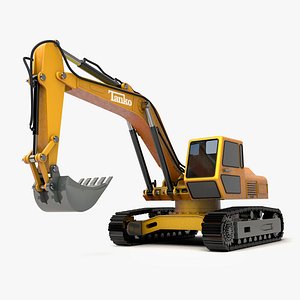Toy Excavator 3D model